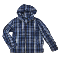 유니클로 블루체크 점퍼 (XL)