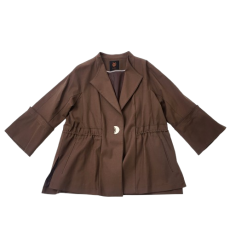 Doho 브라운 반달 자켓