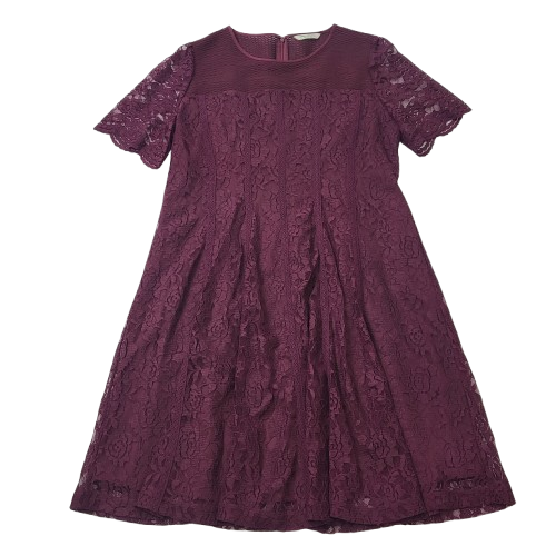 크로코다일 버건디 원피스 (105)