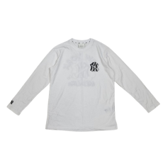 MLB 화이트 긴팔 티셔츠 (S)