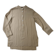 ZARA 베이지 롱셔츠 (XS)