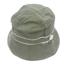UCLA 카키 벙거지 면 모자