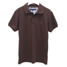 타미힐피거 초콜릿 브라운 카라 티셔츠 (M)