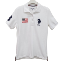 폴로 화이트 반팔 카라 티셔츠 95 (M)