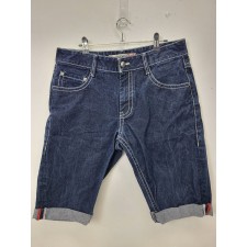 에비수 롤업 진청워싱 반바지