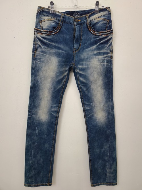 에비수 슬림 스트레이트 청바지