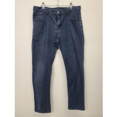 행텐 스키니핏 다크워싱 데님바지