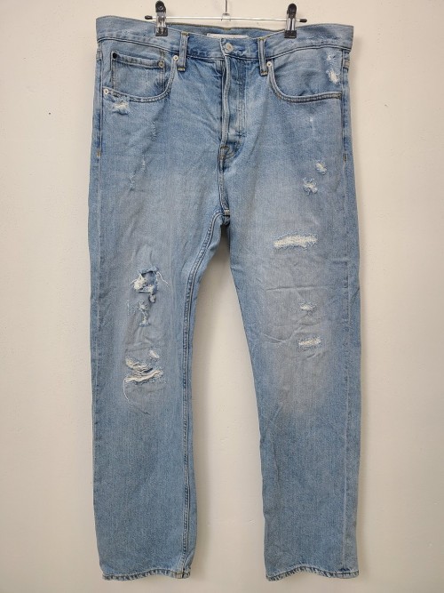 Calvin Klein 연청 구제 청바지