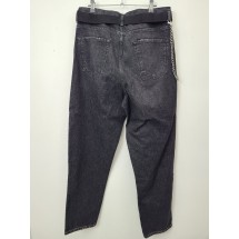 [새상품] ZARA 블랙데님 장식바지