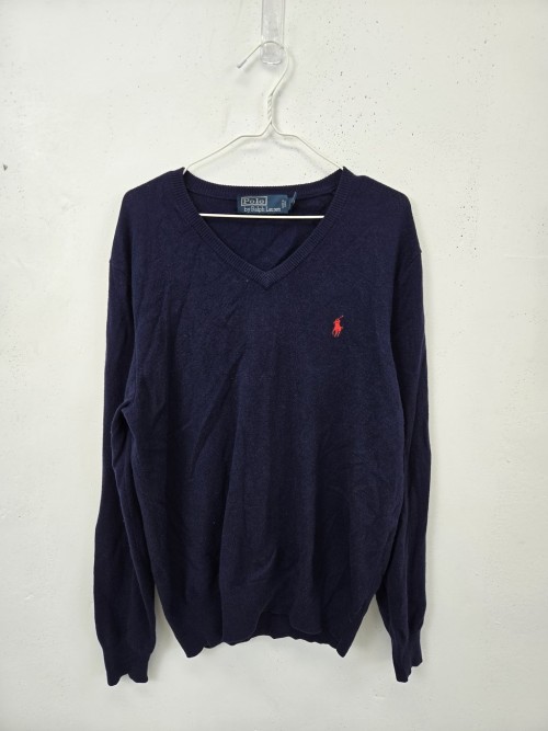 POLO ​﻿POLO RALPH LAUREN 여성 브이넥 니트
