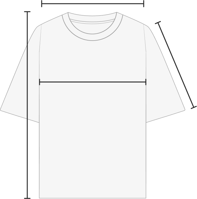 상의 실측 사이즈